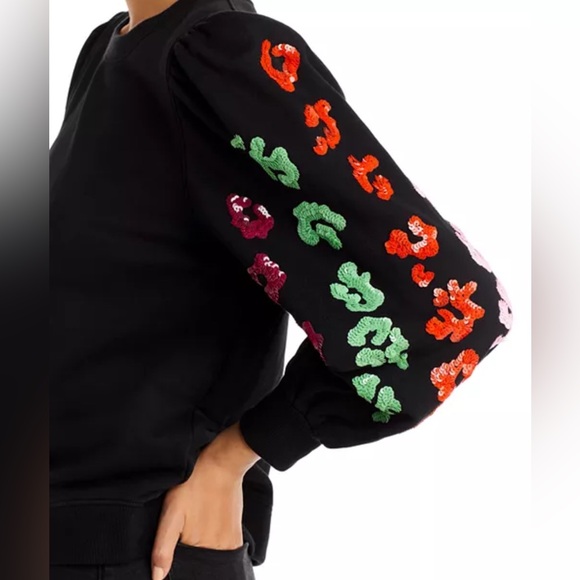 NWT Essentiel Antwerp Christobald Embroidered Sweatshirt - Picture 6 of 6